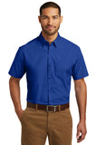 Men's Port Authority® Short Sleeve Carefree Poplin Shirt