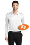 Men's Port Authority® Silk Touch™ Performance Long Sleeve Polo  TM
