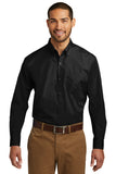 Men's Port Authority® Long Sleeve Carefree Poplin Shirt